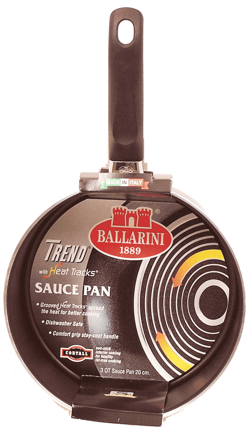 Ballarini&nbsp;Trend&nbsp;3qt. sauce pan with heat tracks Full-Size Picture